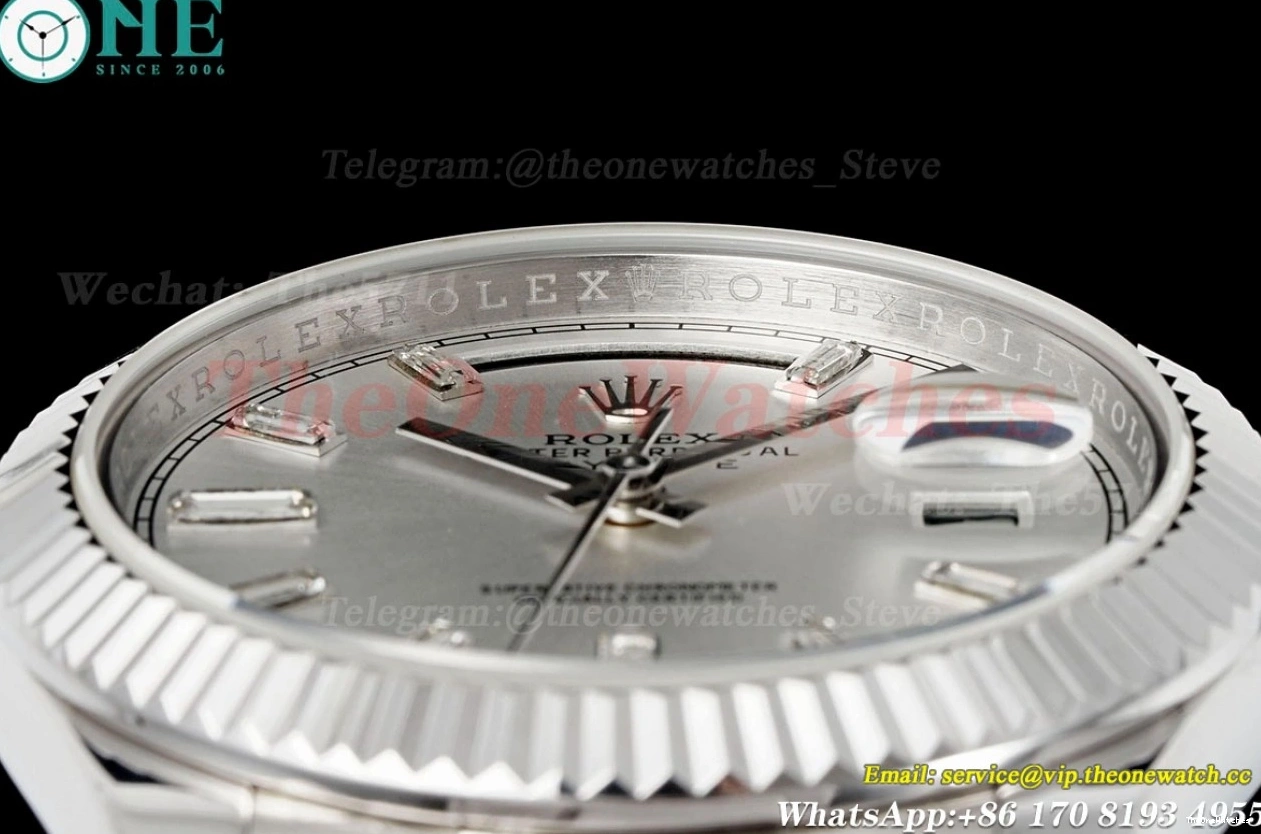 VR3255(Gain Weight) SS KF SS 228236 Silver 40mm Dia DayDate 0524